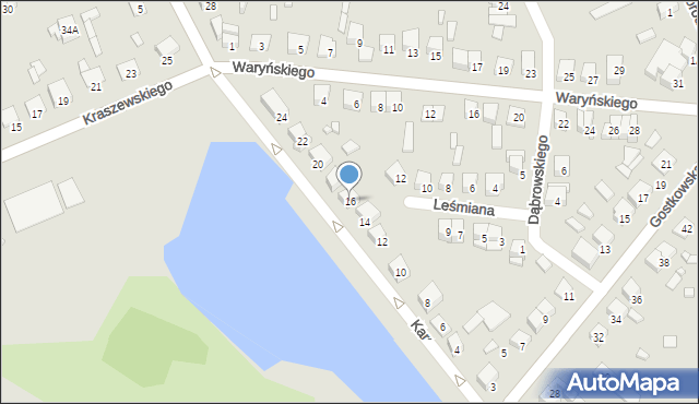 Ciechanów, Kargoszyńska, 16, mapa Ciechanów