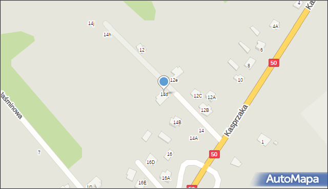 Ciechanów, Kasprzaka Marcina, 14d, mapa Ciechanów