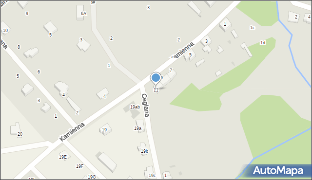 Czaplinek, Kamienna, 11, mapa Czaplinek