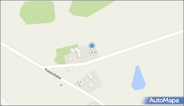 Czarna Dąbrówka, Kaszubska, 3, mapa Czarna Dąbrówka