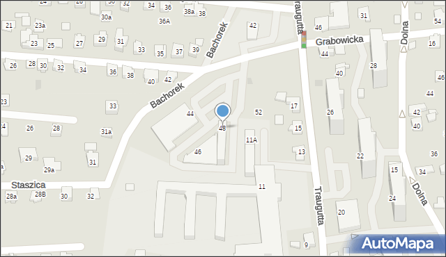 Czechowice-Dziedzice, Kasprowicza Jana, 48, mapa Czechowic-Dziedzic