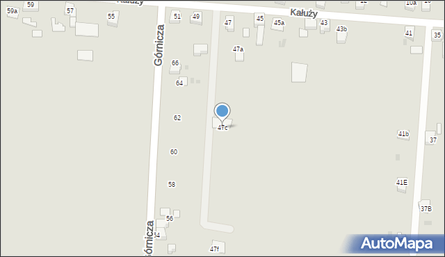 Czerwionka-Leszczyny, Kałuży, 47c, mapa Czerwionka-Leszczyny