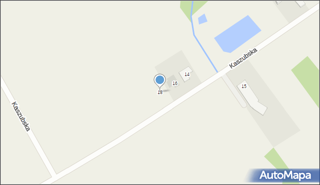 Czmoniec, Kaszubska, 18, mapa Czmoniec