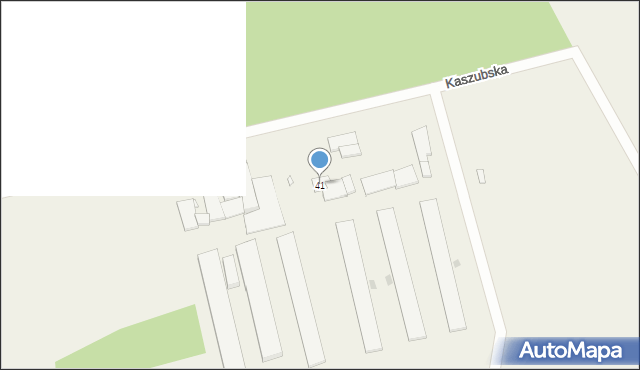Czmoniec, Kaszubska, 41, mapa Czmoniec