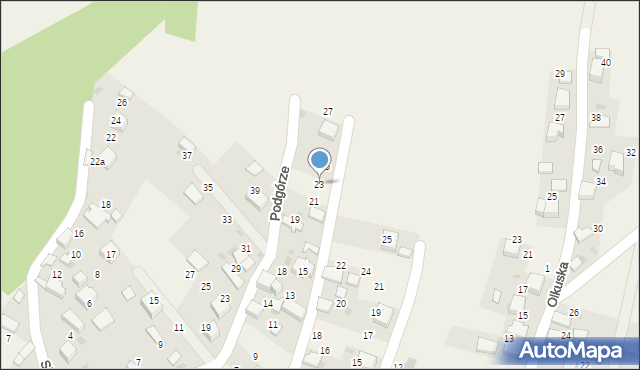 Czyżówka, Kasztanowa, 23, mapa Czyżówka