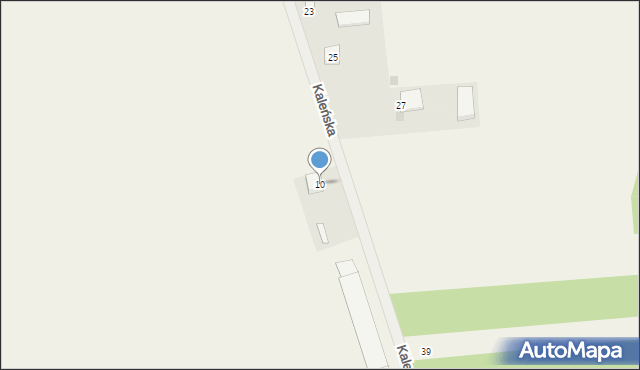 Dąbrówka-Stany, Kaleńska, 10, mapa Dąbrówka-Stany