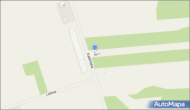 Dąbrówka-Stany, Kaleńska, 39, mapa Dąbrówka-Stany