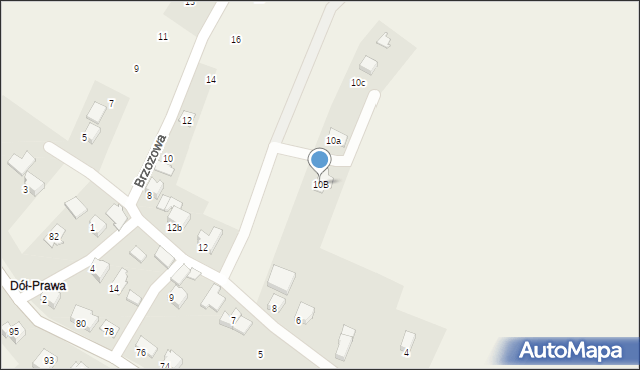 Dankowice, Kamieniarska, 10B, mapa Dankowice