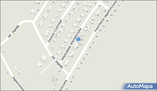 Dęblin, Kazimierza Jagiellończyka, 31, mapa Dęblin