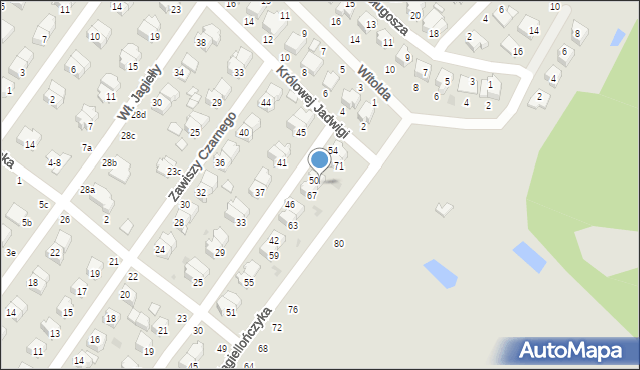 Dęblin, Kazimierza Jagiellończyka, 69, mapa Dęblin