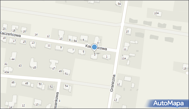 Dobra, Kaczeńcowa, 3, mapa Dobra