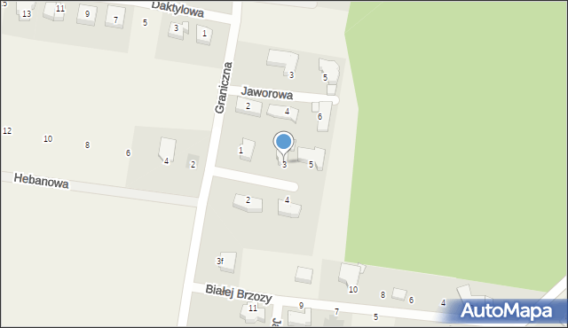 Dobra, Kasztanowa, 3, mapa Dobra