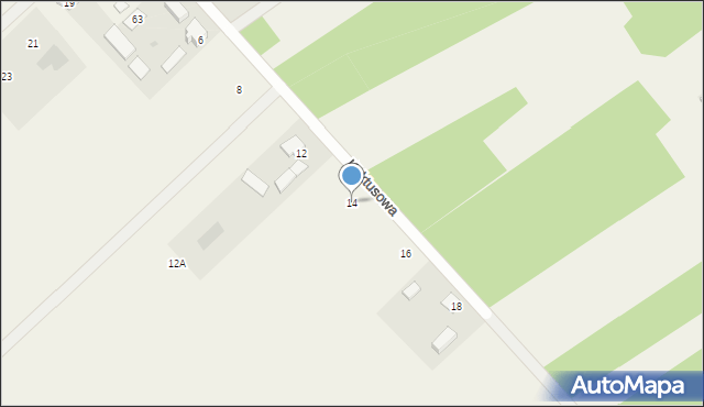 Dobrzyniec, Kaktusowa, 14, mapa Dobrzyniec