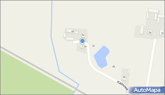 Dobrzyniewo Duże, Kalinowa, 7, mapa Dobrzyniewo Duże