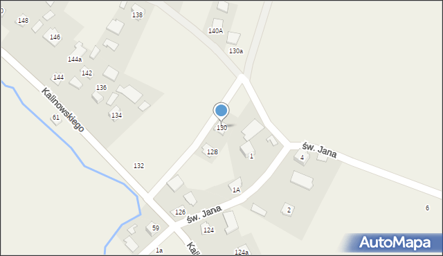 Dulcza Wielka, Kalinowskiego, ks., 130, mapa Dulcza Wielka