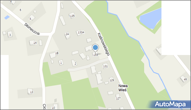 Dulcza Wielka, Kalinowskiego, ks., 133, mapa Dulcza Wielka