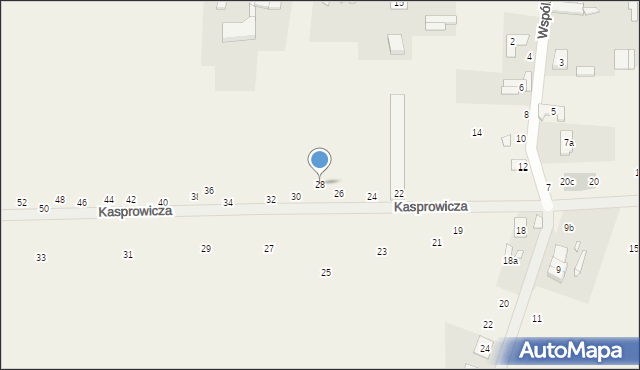 Dymaczewo Nowe, Kasprowicza Jana, 28, mapa Dymaczewo Nowe