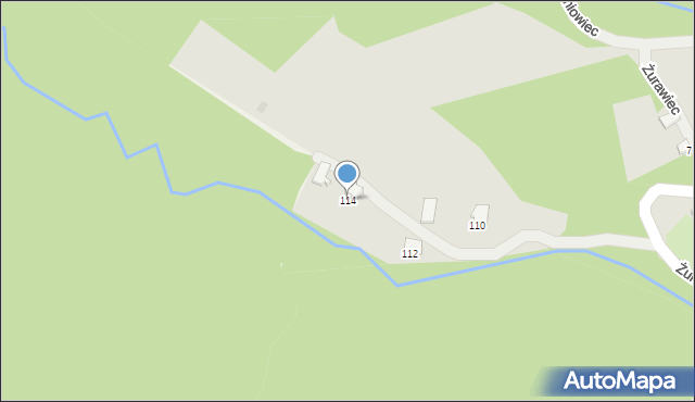 Dynów, Karolówka, 114, mapa Dynów