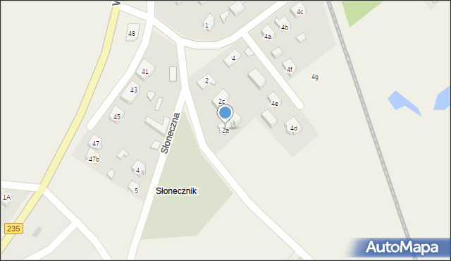 Dziemiany, Kaszubska, 2a, mapa Dziemiany