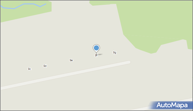 Elbląg, Kalinowa, 9f, mapa Elbląga