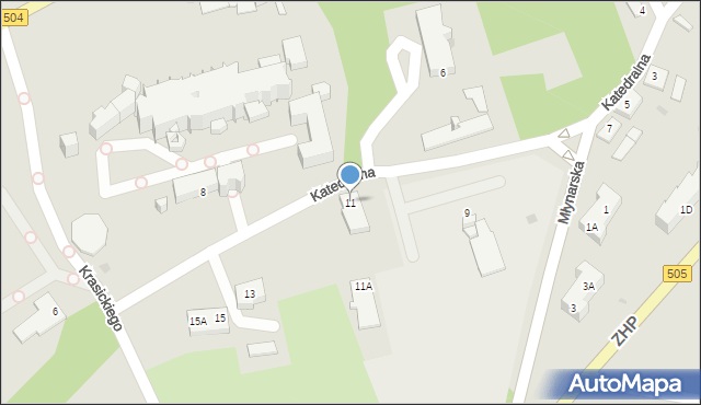 Frombork, Katedralna, 11, mapa Frombork