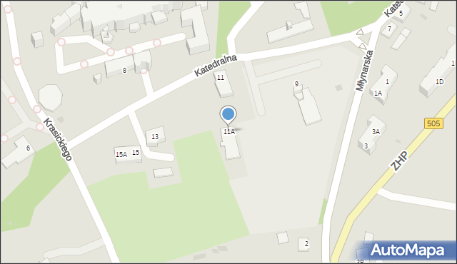 Frombork, Katedralna, 11A, mapa Frombork