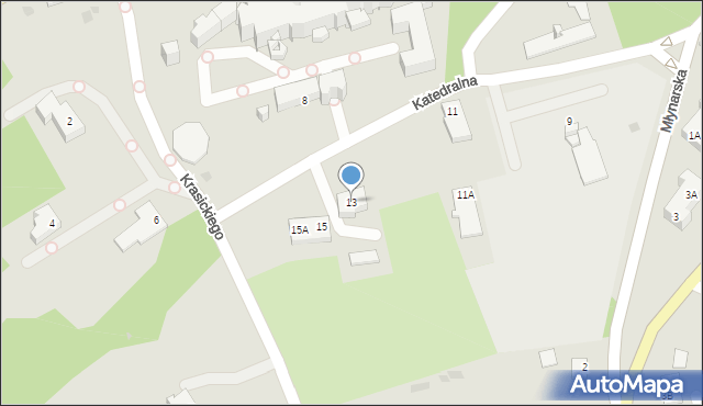 Frombork, Katedralna, 13, mapa Frombork