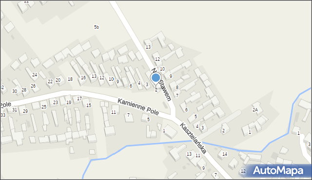 Frydman, Kamienne Pole, 2, mapa Frydman