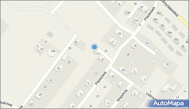 Gajków, Kamienna, 2a, mapa Gajków