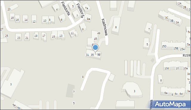 Gdańsk, Kadmowa, 37, mapa Gdańska