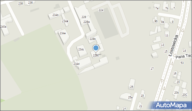 Gdańsk, Kartuska, 228c, mapa Gdańska