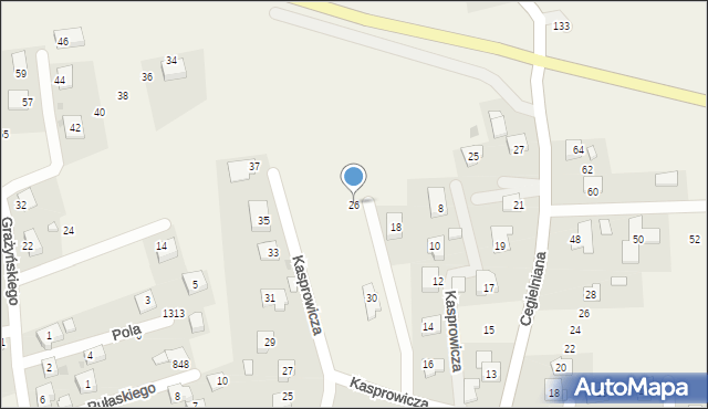 Gdów, Kasprowicza Jana, 26, mapa Gdów