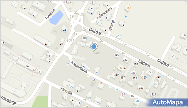 Gdynia, Kasztelana A., kpt., 9a, mapa Gdyni