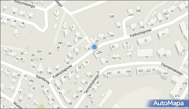 Gdynia, Kalksztajnów, 29, mapa Gdyni