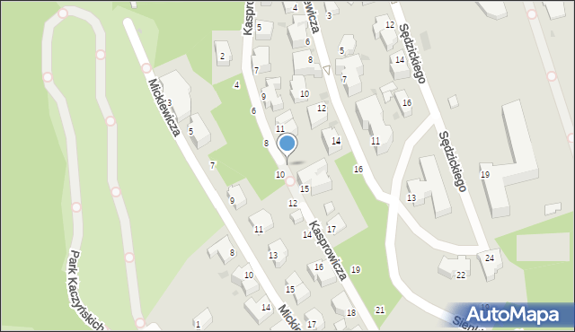 Gdynia, Kasprowicza Jana, 13, mapa Gdyni