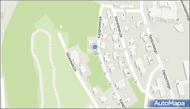 Gdynia, Kasprowicza Jana, 4, mapa Gdyni