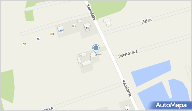 Glinik, Karnińska, 6, mapa Glinik