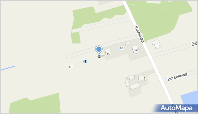 Glinik, Karnińska, 6D, mapa Glinik