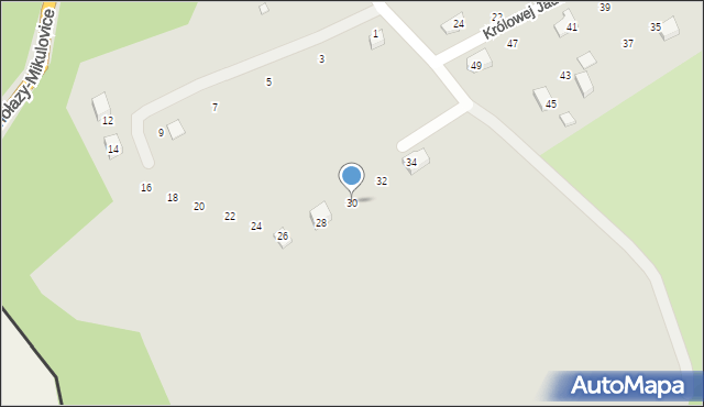 Głuchołazy, Kazimierza Jagiellończyka, 30, mapa Głuchołazy