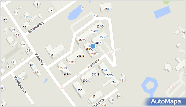 Gniezno, Kawiary, 25bg, mapa Gniezna