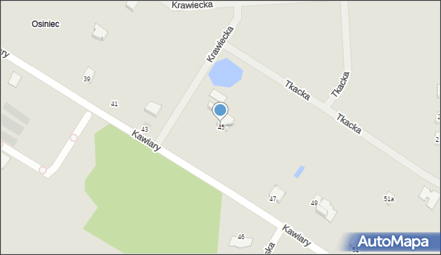 Gniezno, Kawiary, 45, mapa Gniezna