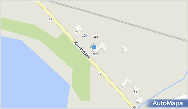 Golczewo, Kamieńska, 26, mapa Golczewo