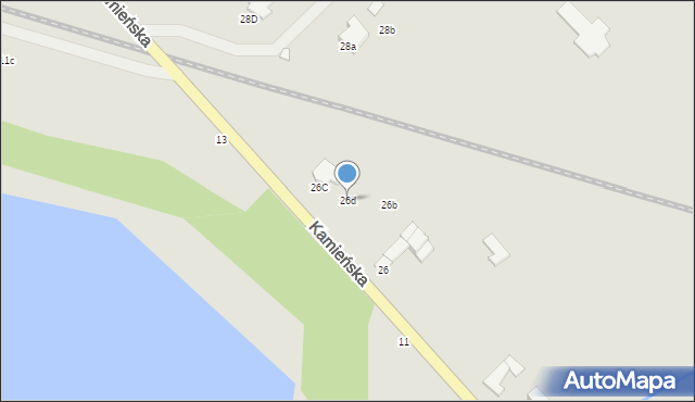 Golczewo, Kamieńska, 26d, mapa Golczewo