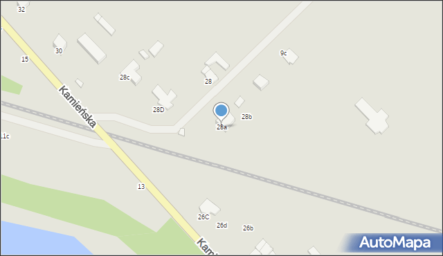 Golczewo, Kamieńska, 28a, mapa Golczewo