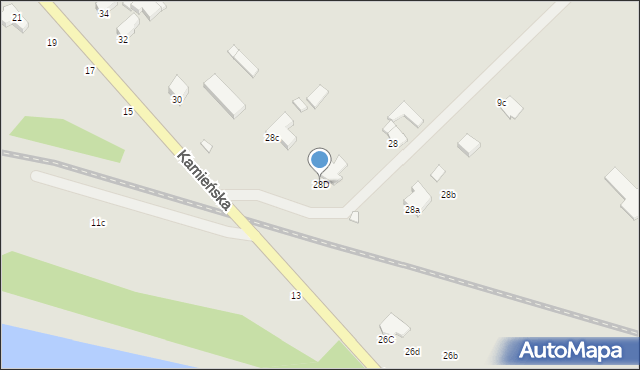 Golczewo, Kamieńska, 28D, mapa Golczewo