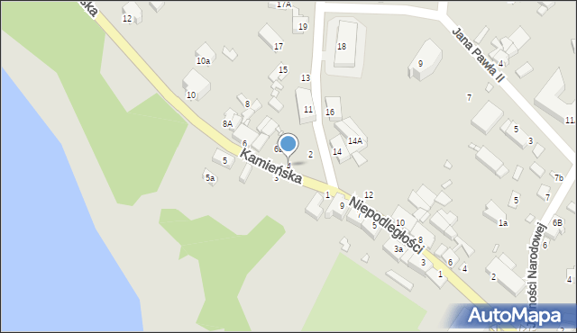 Golczewo, Kamieńska, 4, mapa Golczewo