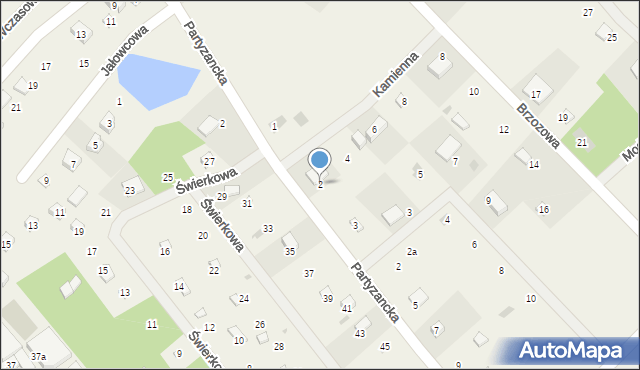 Gołubie, Kamienna, 2, mapa Gołubie