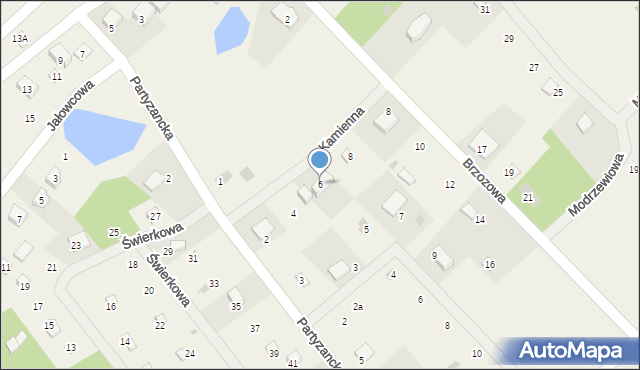 Gołubie, Kamienna, 6, mapa Gołubie