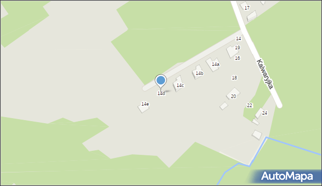 Góra Kalwaria, Kalwaryjka, 14d, mapa Góra Kalwaria