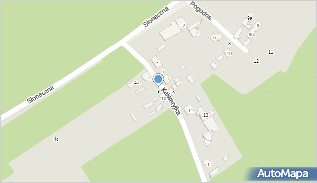 Góra Kalwaria, Kalwaryjka, 8, mapa Góra Kalwaria